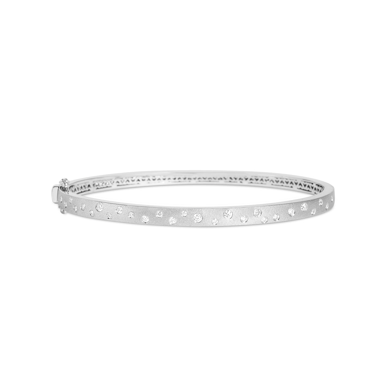 Diamond Scatter Flush Bangle