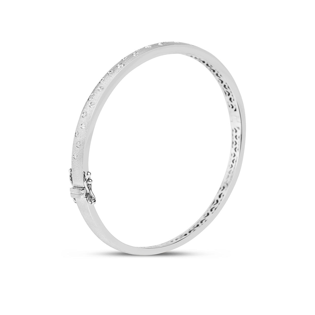 Diamond Scatter Flush Bangle