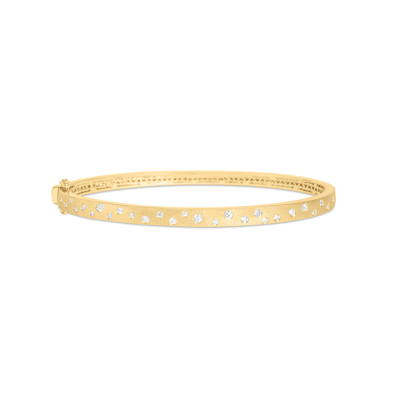 Diamond Scatter Flush Bangle