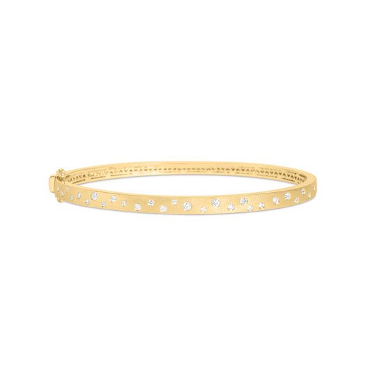 Diamond Scatter Flush Bangle