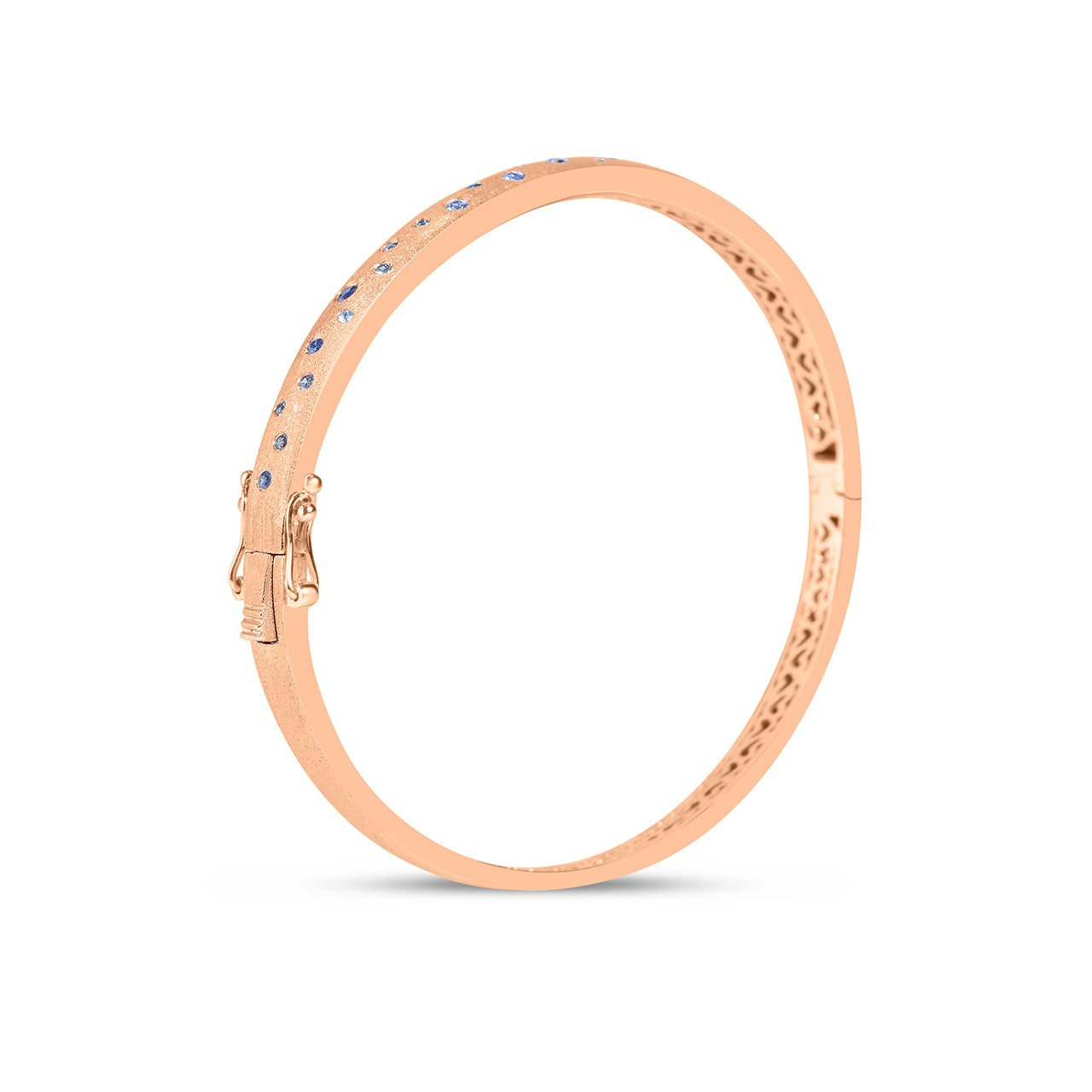 Sapphire Scatter Flush Bangle