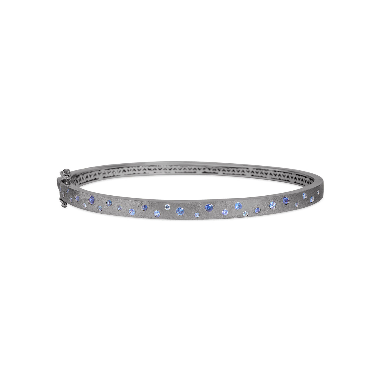 Sapphire Scatter Flush Bangle
