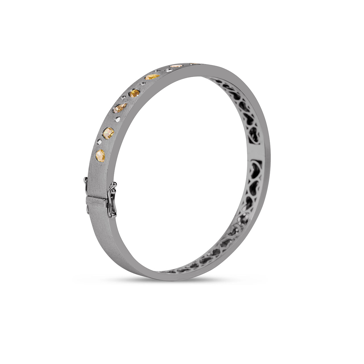 Fancy Diamond Scatter Bangle