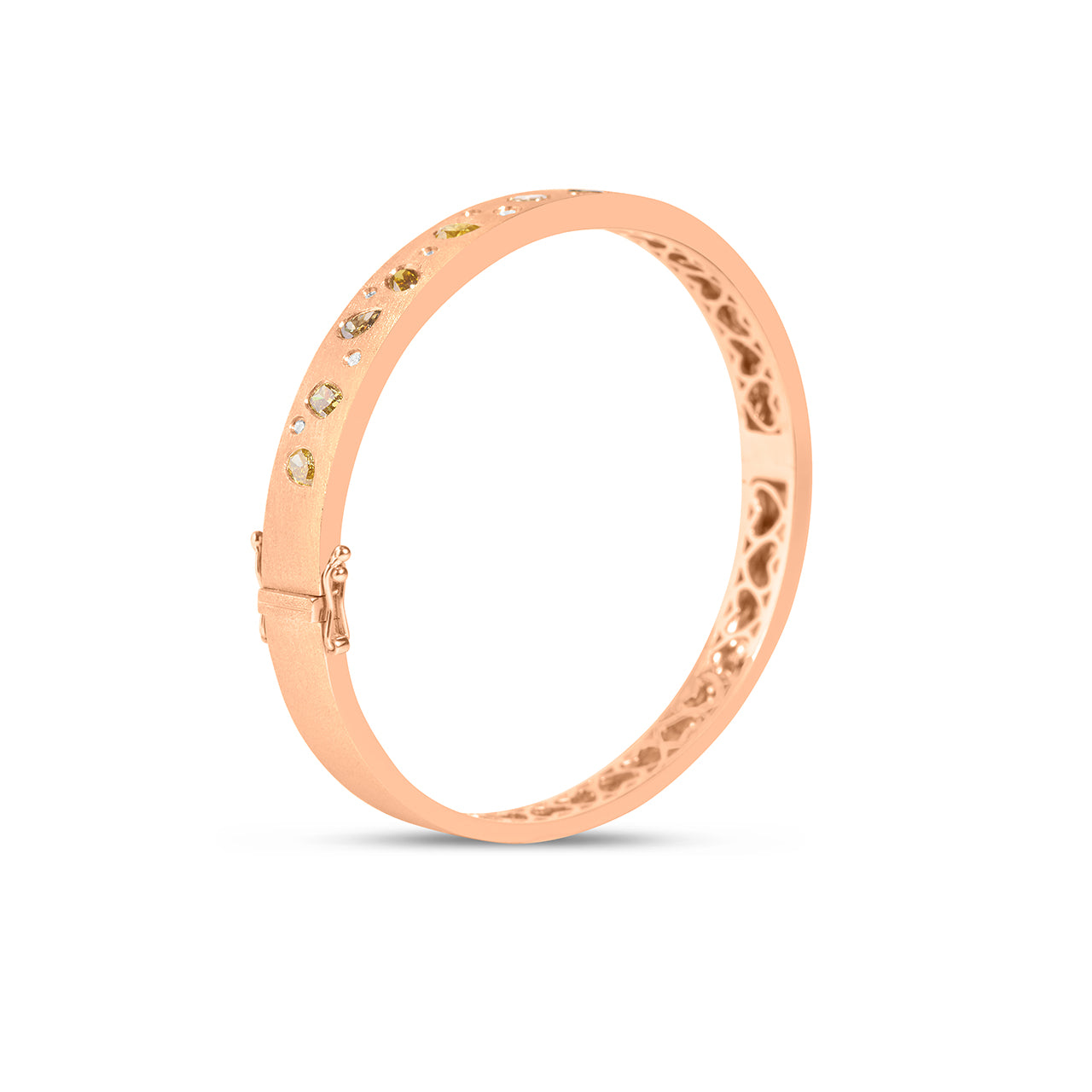 Fancy Diamond Scatter Bangle
