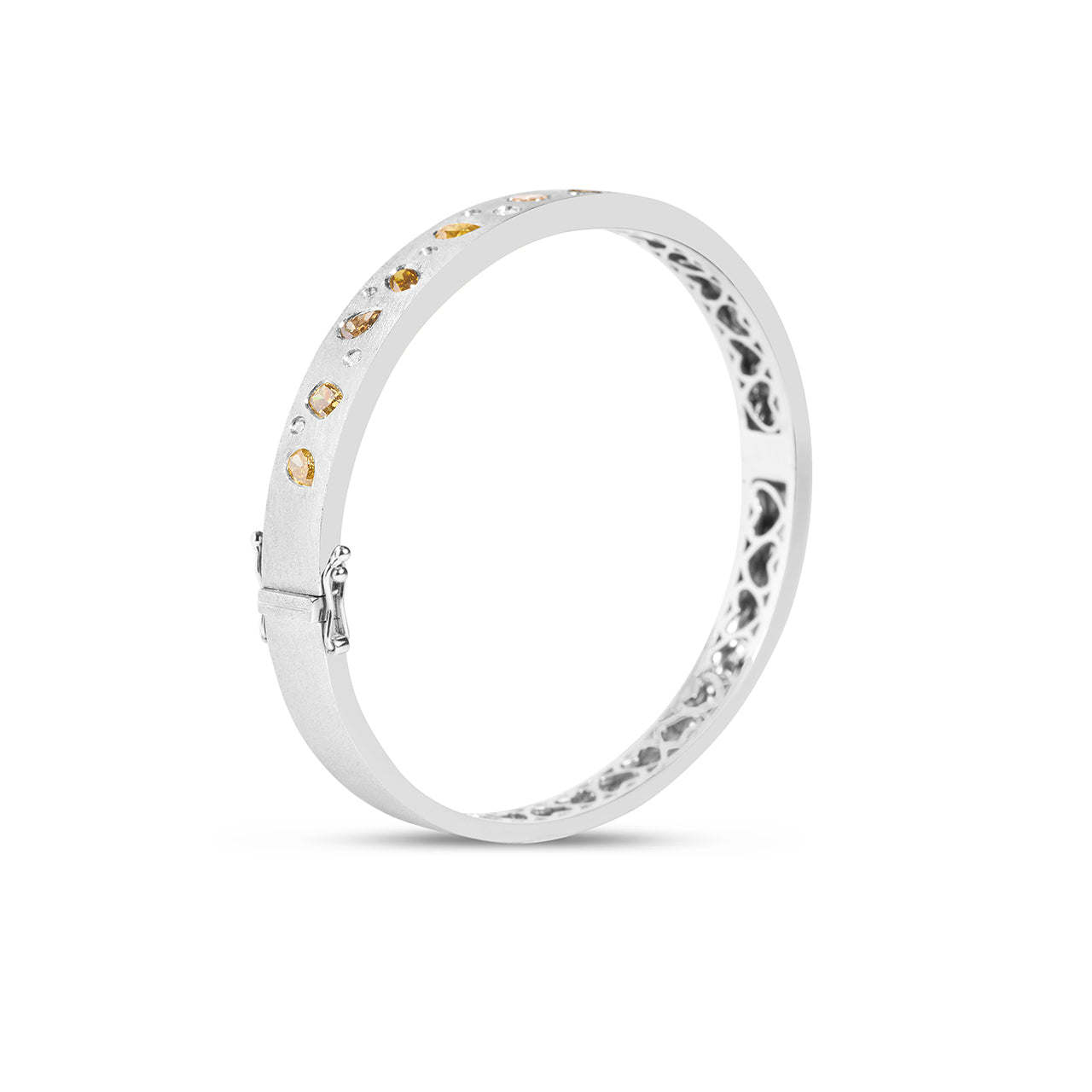 Fancy Diamond Scatter Bangle