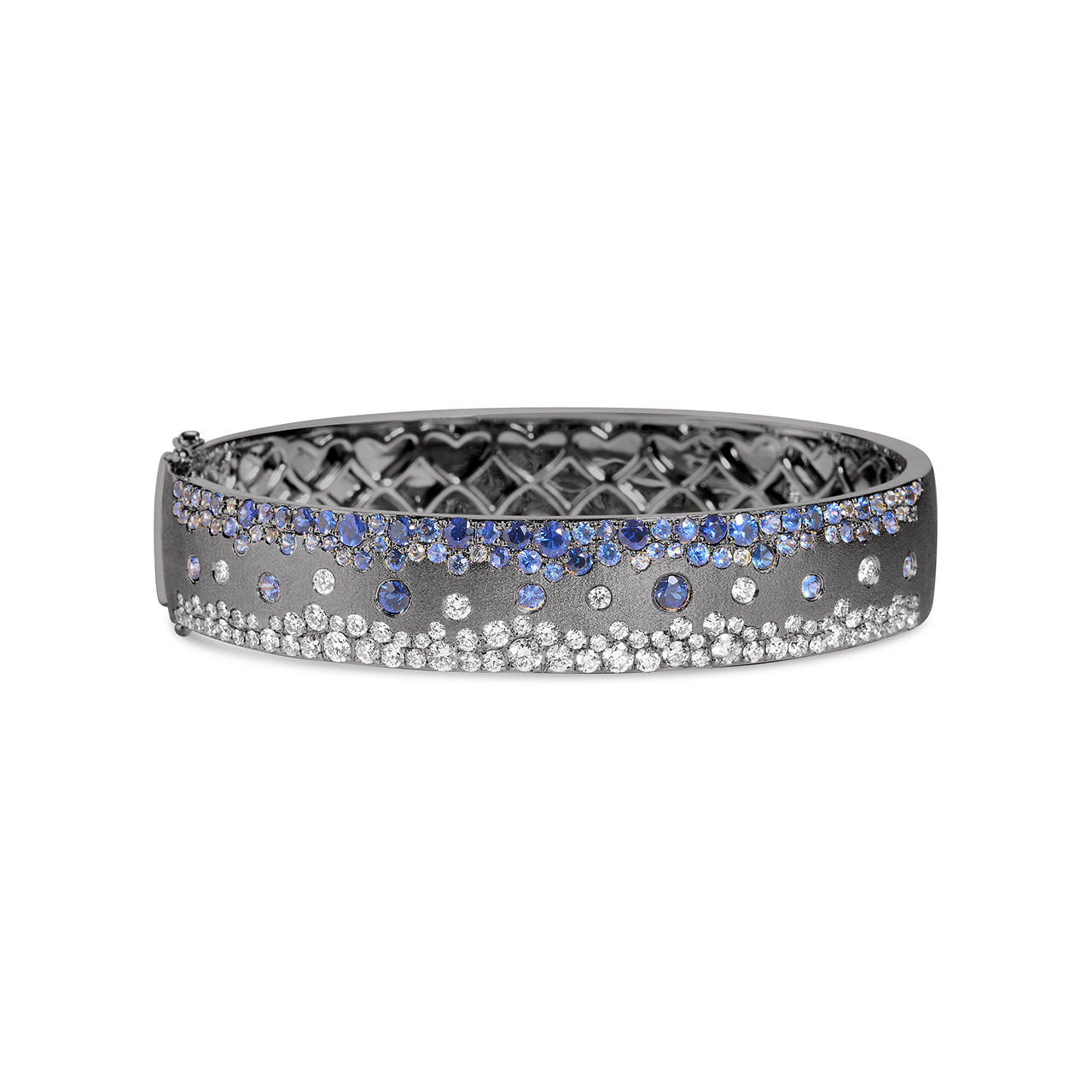 Sapphire & Diamond Confetti Duet Jumbo Bangle