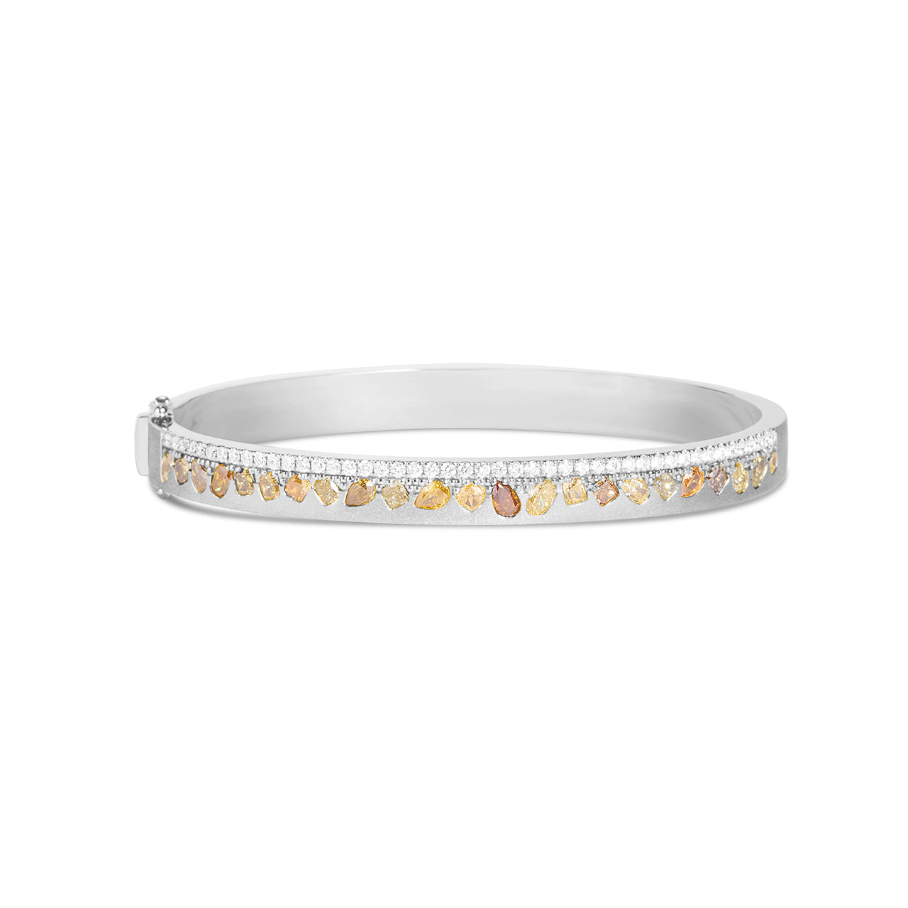 Fancy Diamond Confetti Stack Bangle