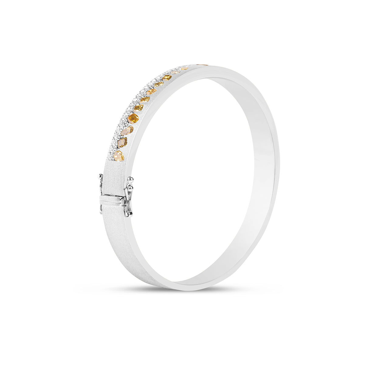 Fancy Diamond Confetti Stack Bangle