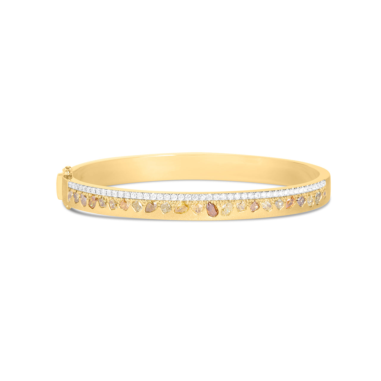 Fancy Diamond Confetti Stack Bangle
