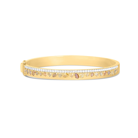 Fancy Diamond Confetti Stack Bangle