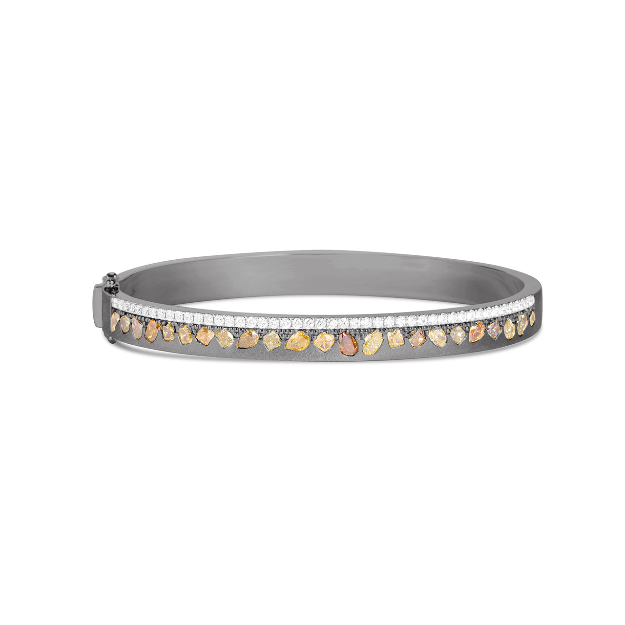 Fancy Diamond Confetti Stack Bangle
