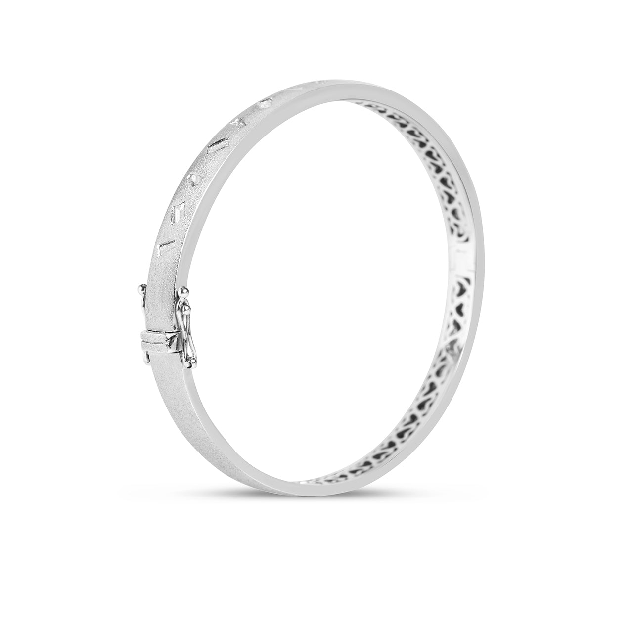 Diamond Baguette Flush Dancing Bangle