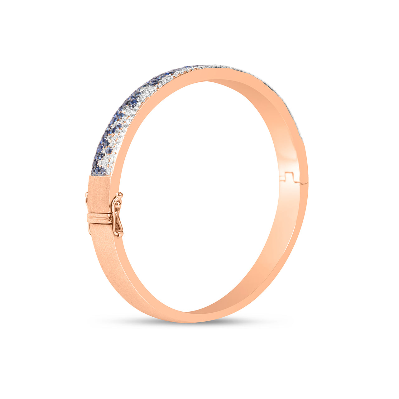 Sapphire & Diamond Pave Confetti Bangle