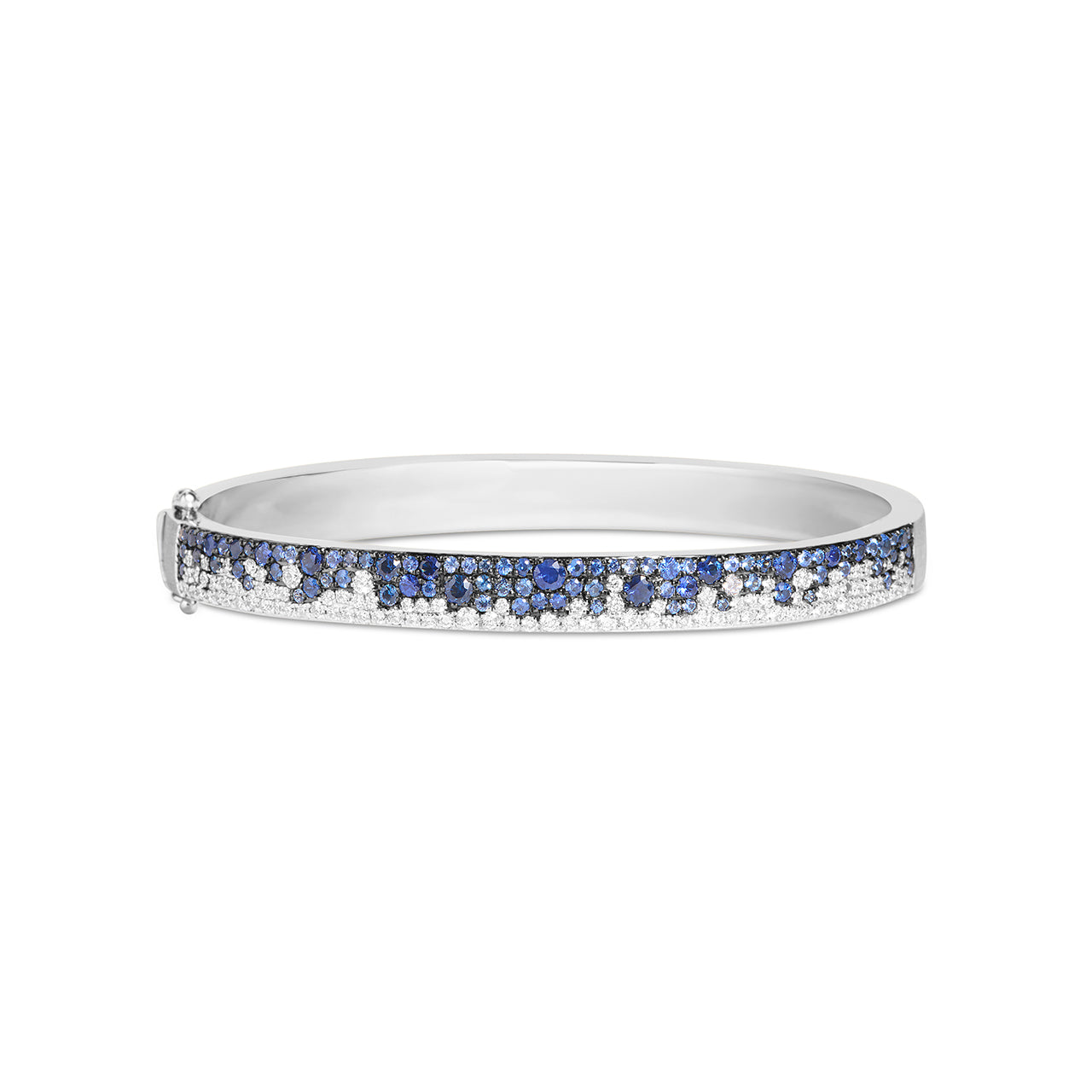 Sapphire & Diamond Pave Confetti Bangle
