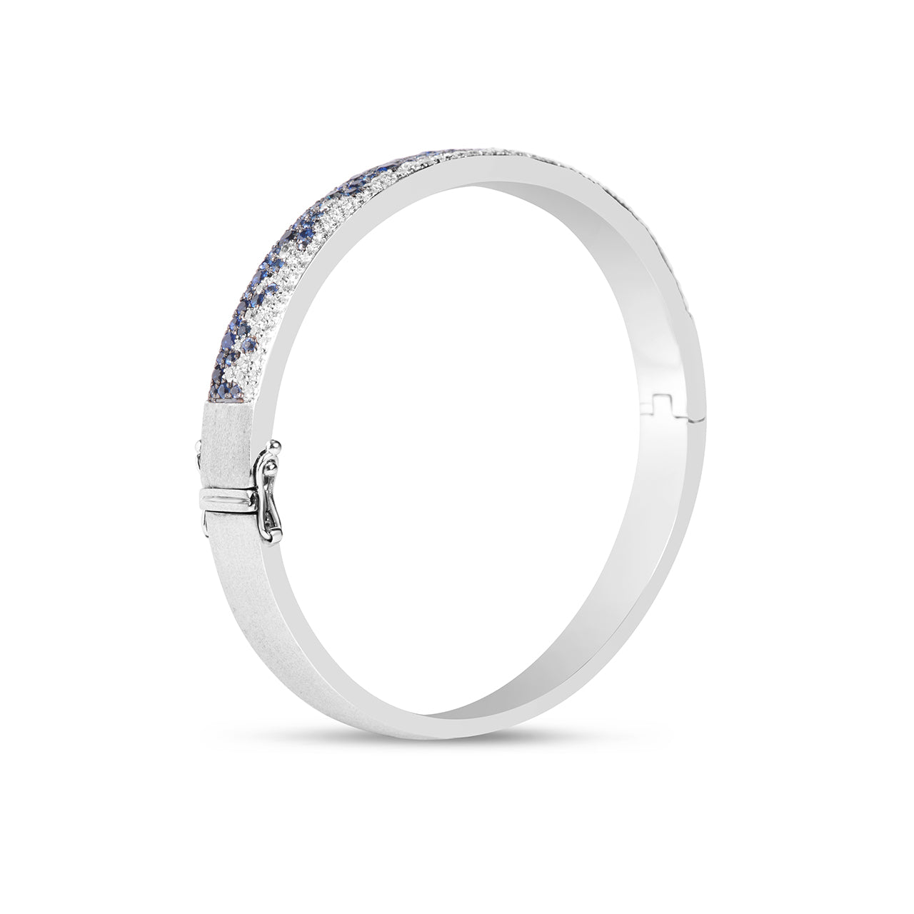 Sapphire & Diamond Pave Confetti Bangle