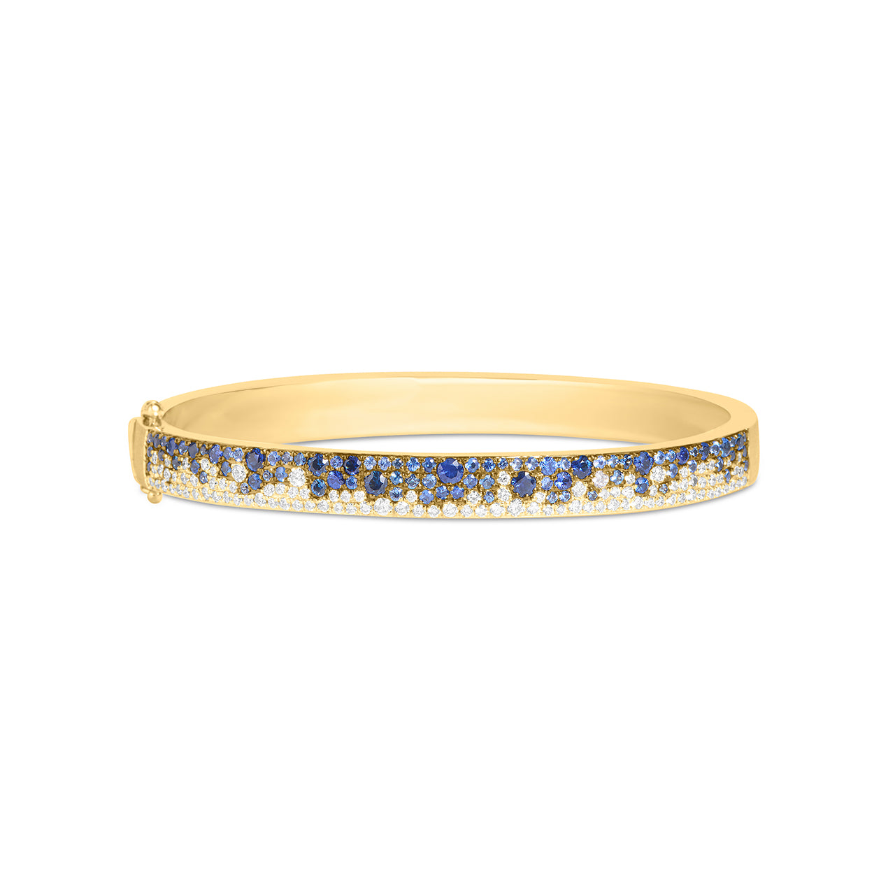 Sapphire & Diamond Pave Confetti Bangle