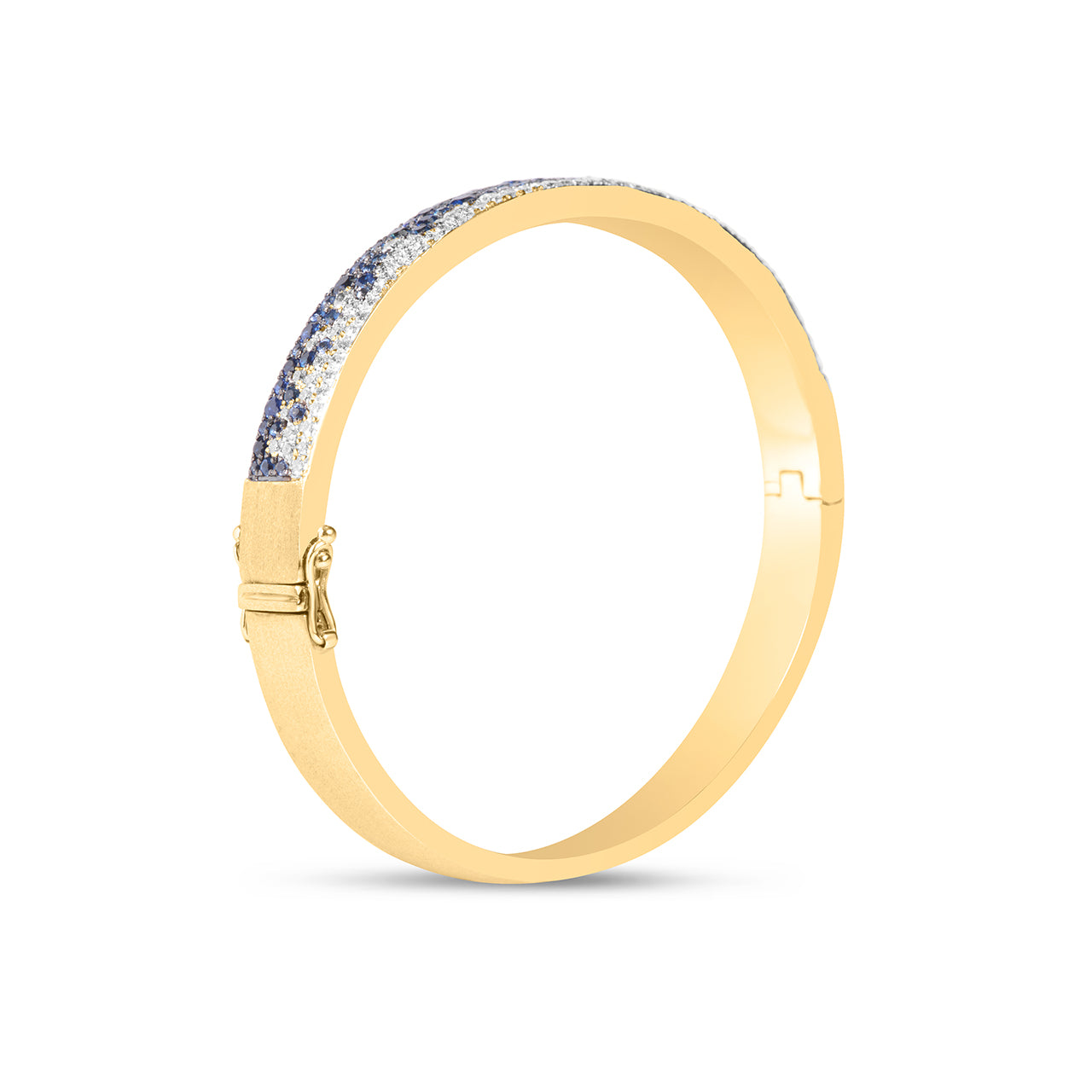 Sapphire & Diamond Pave Confetti Bangle