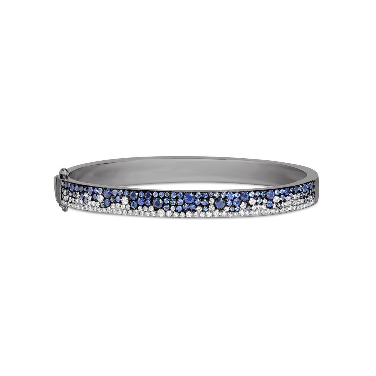 Sapphire & Diamond Pave Confetti Bangle
