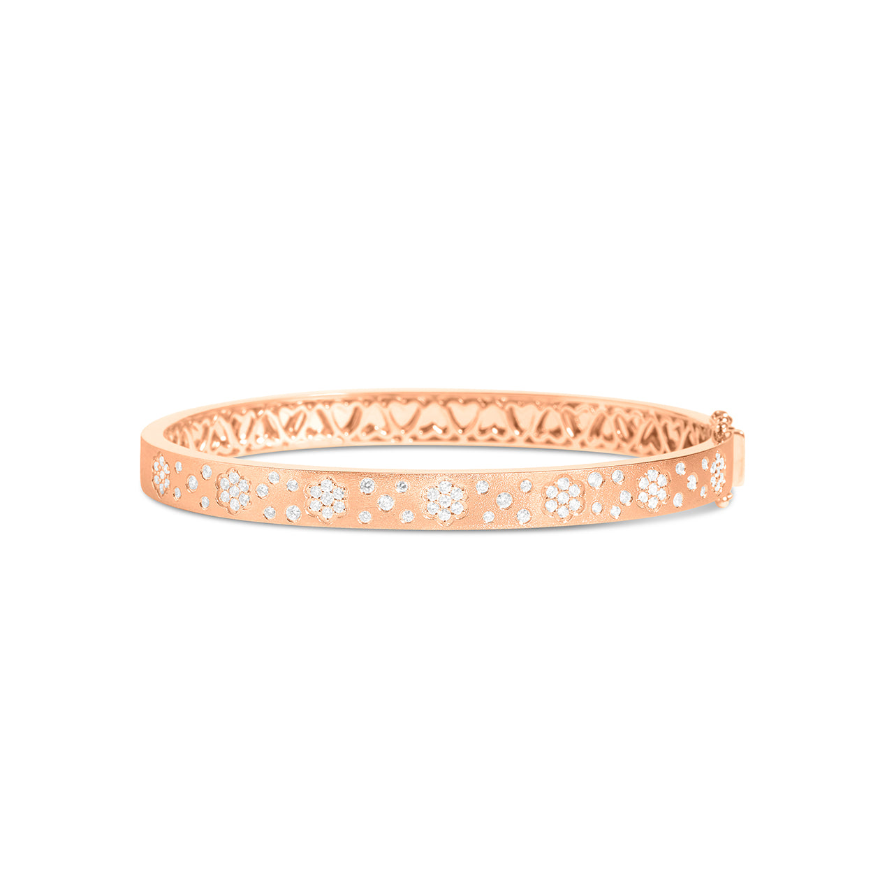 Diamond Flower Scatter Bangle