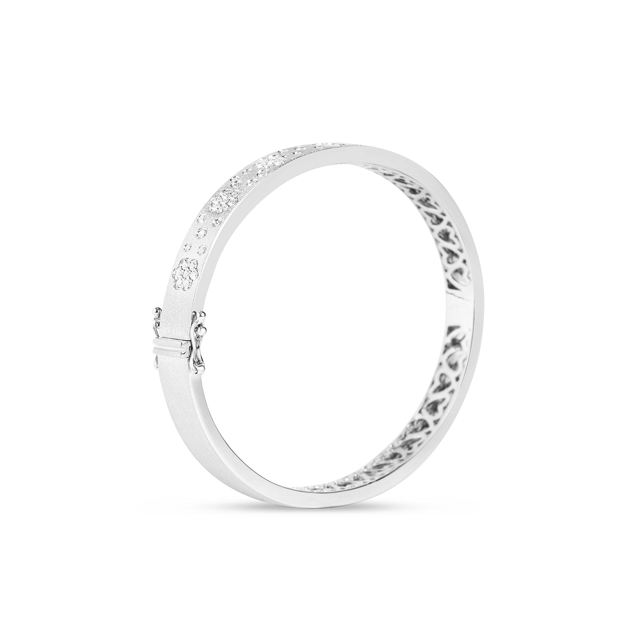 Diamond Flower Scatter Bangle