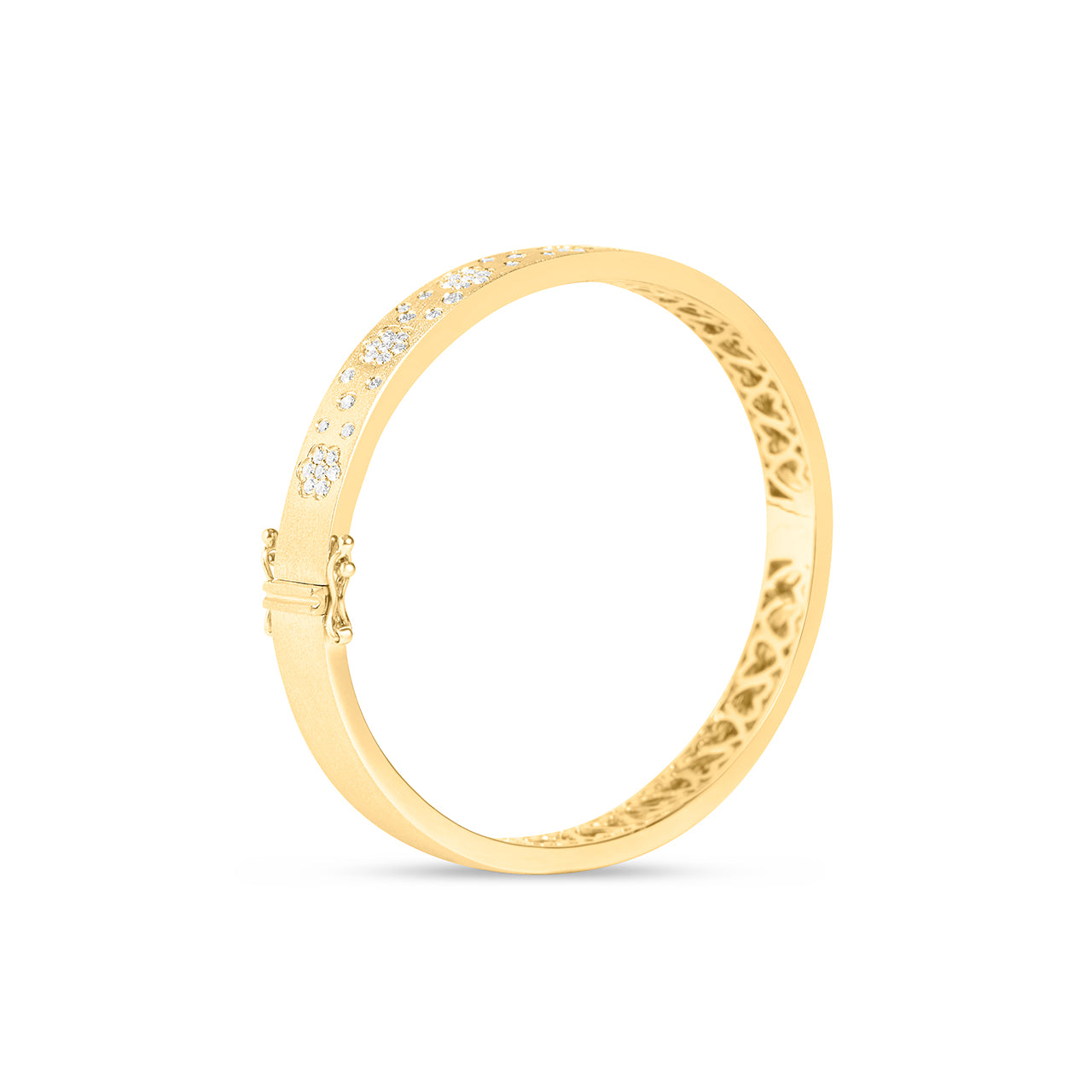 Diamond Flower Scatter Bangle