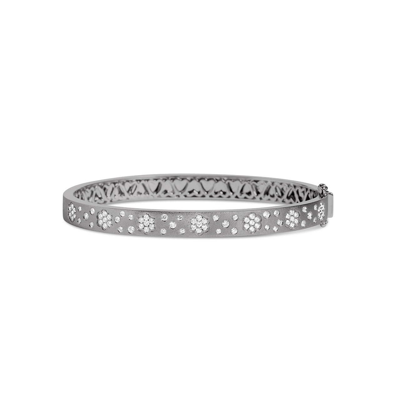 Diamond Flower Scatter Bangle