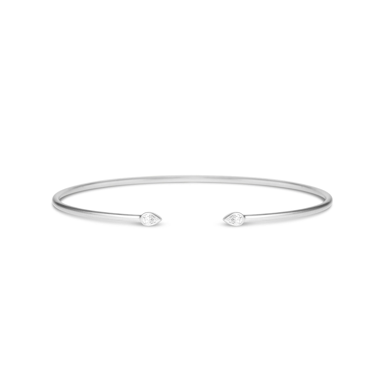 Diamond Pear Flex Bangle