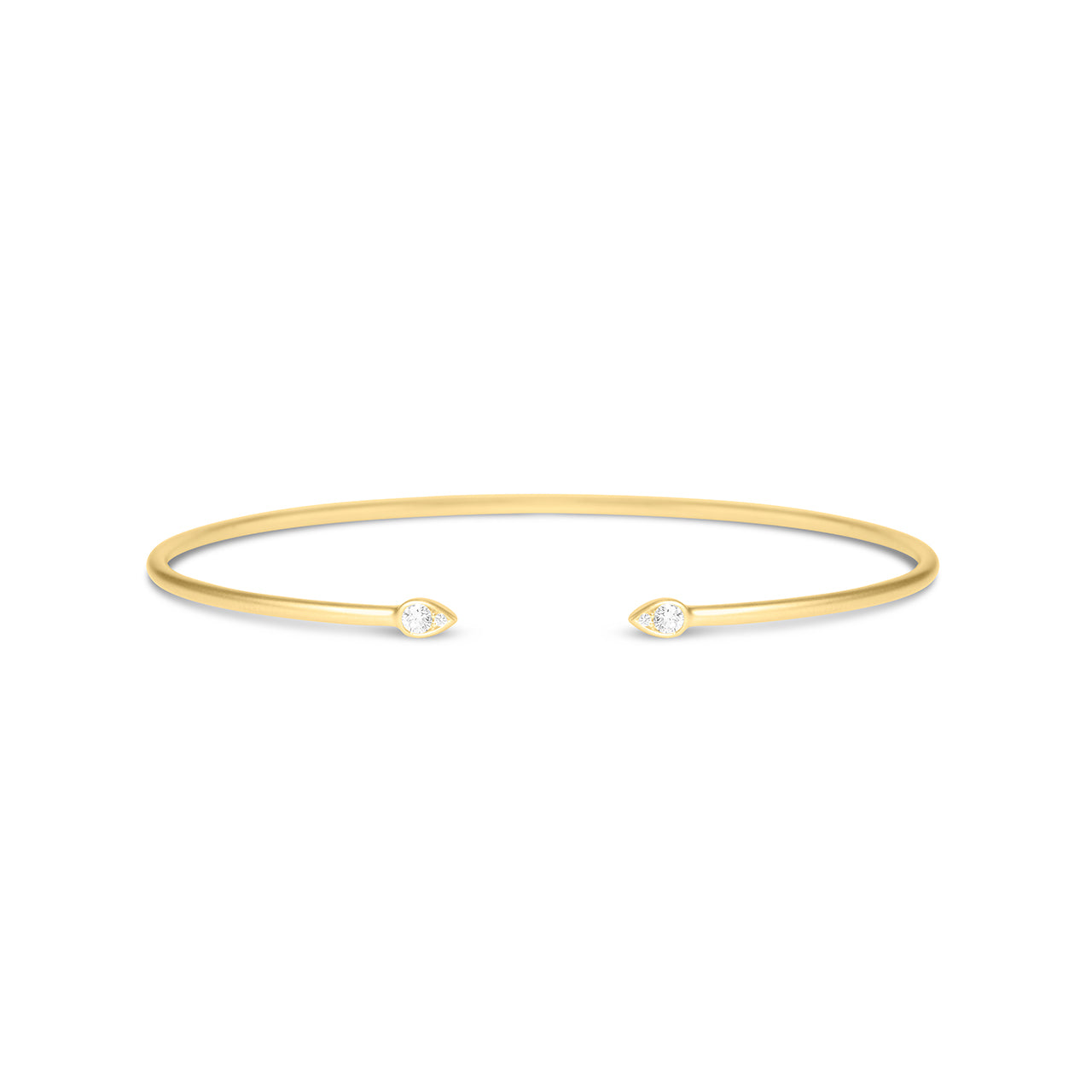 Diamond Pear Flex Bangle
