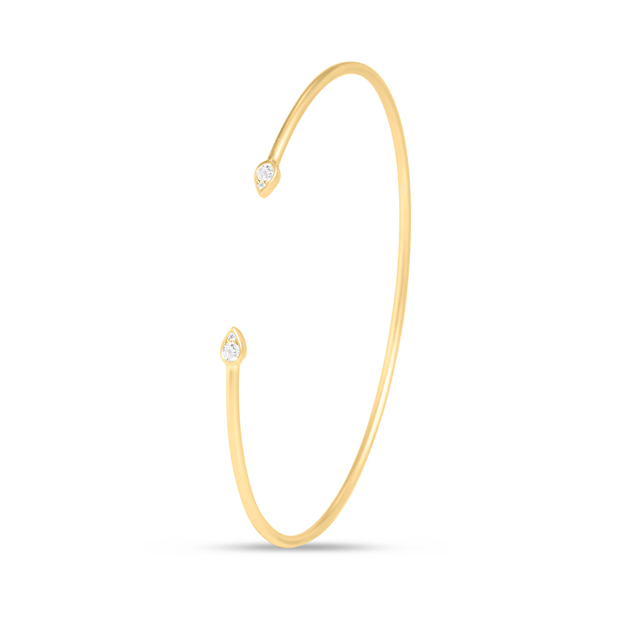 Diamond Pear Flex Bangle