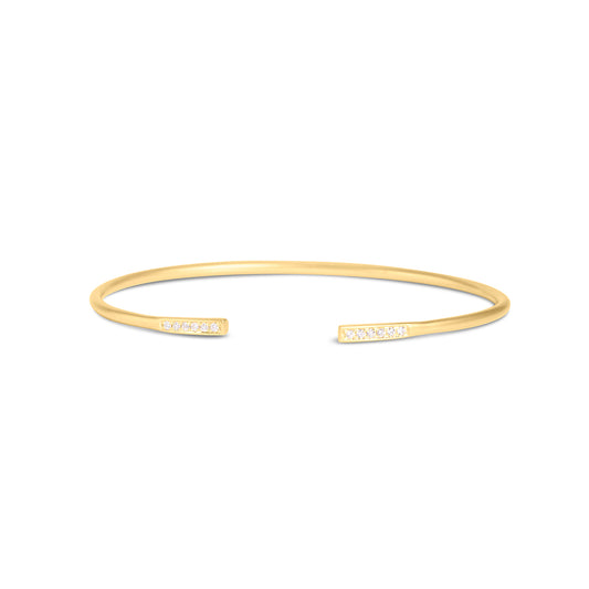 Diamond Bar Flex Bangle
