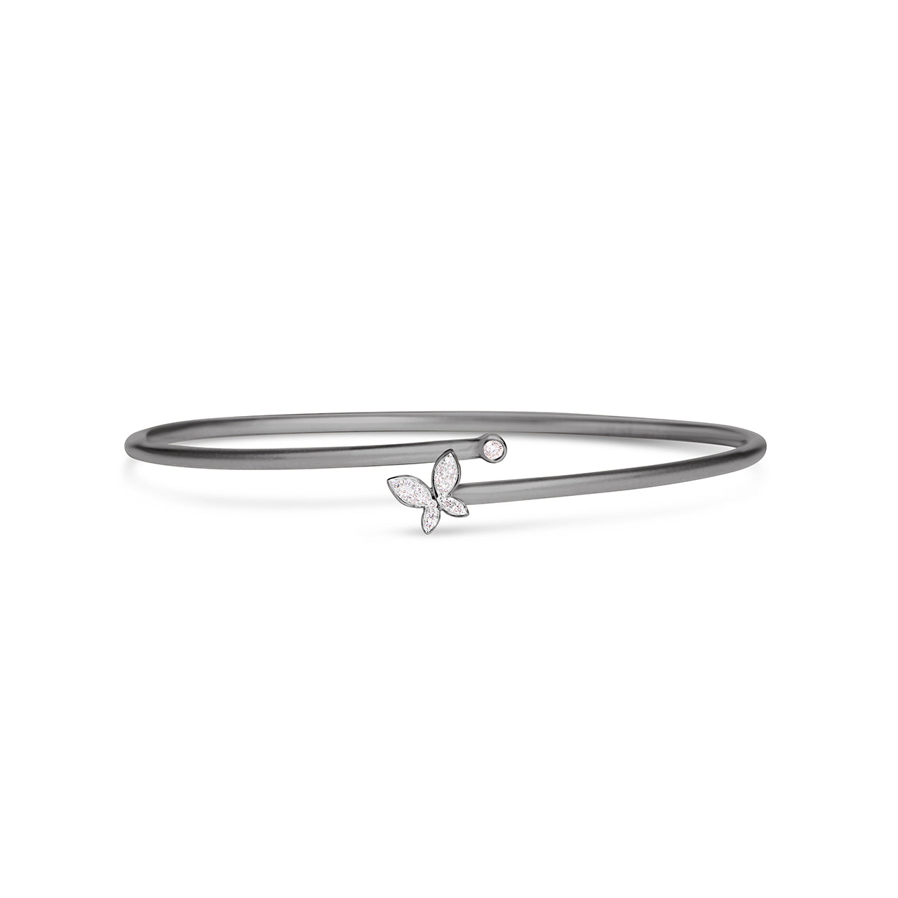 Diamond Butterfly Flex Bangle
