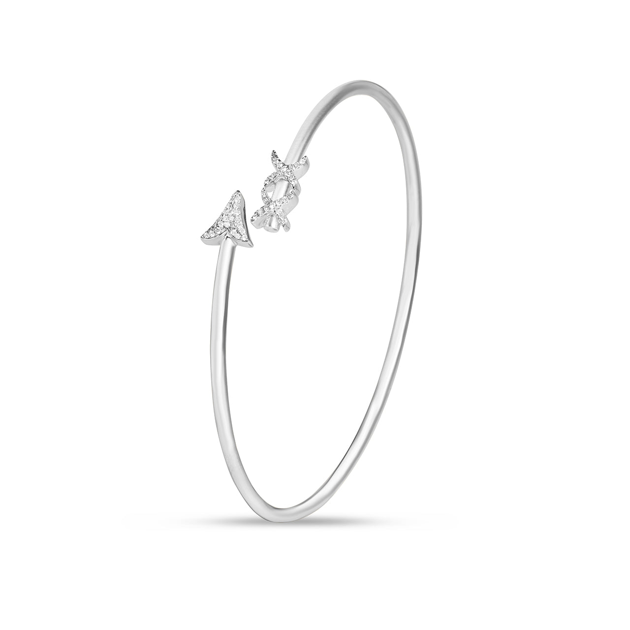Diamond Arrow Flex Bangle