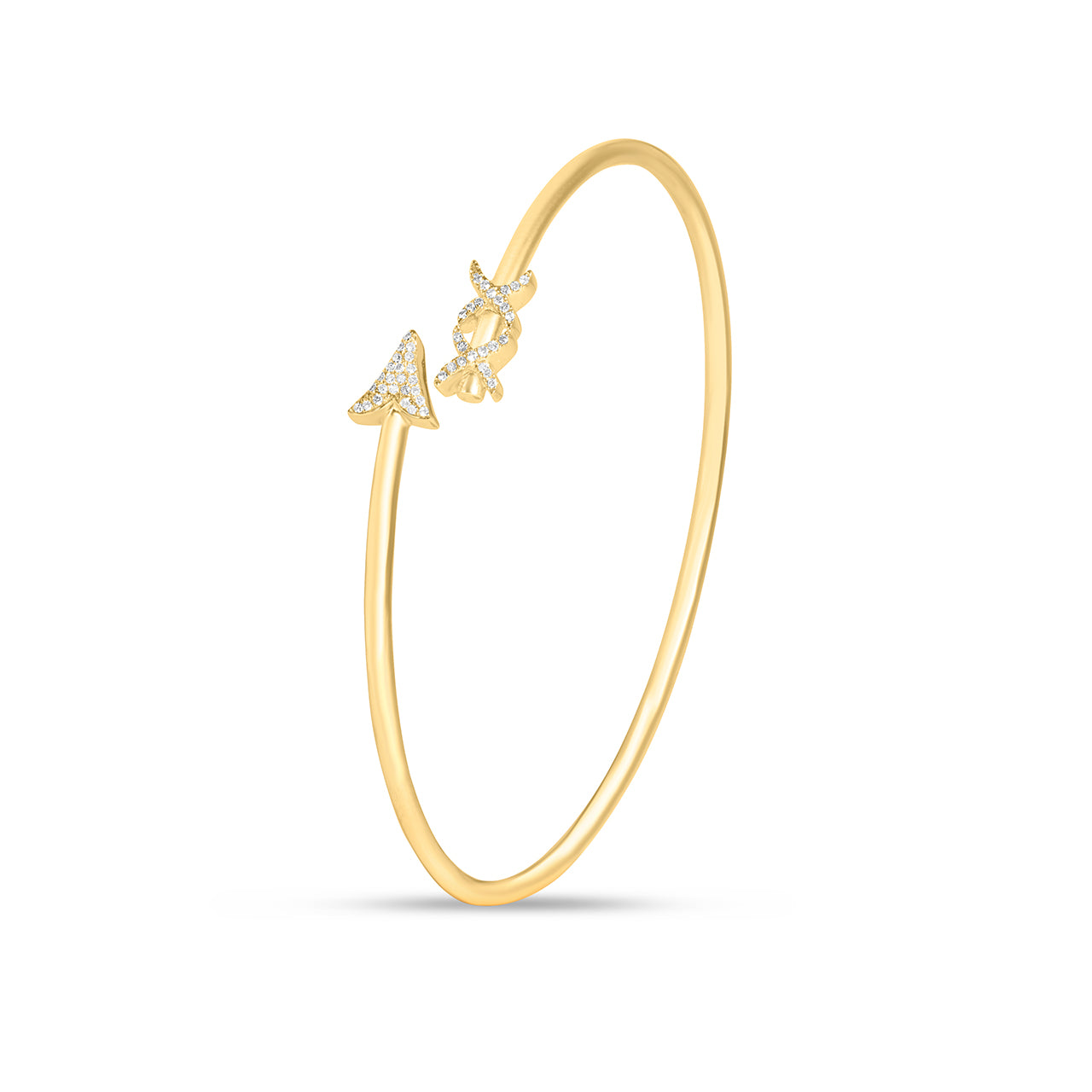 Diamond Arrow Flex Bangle