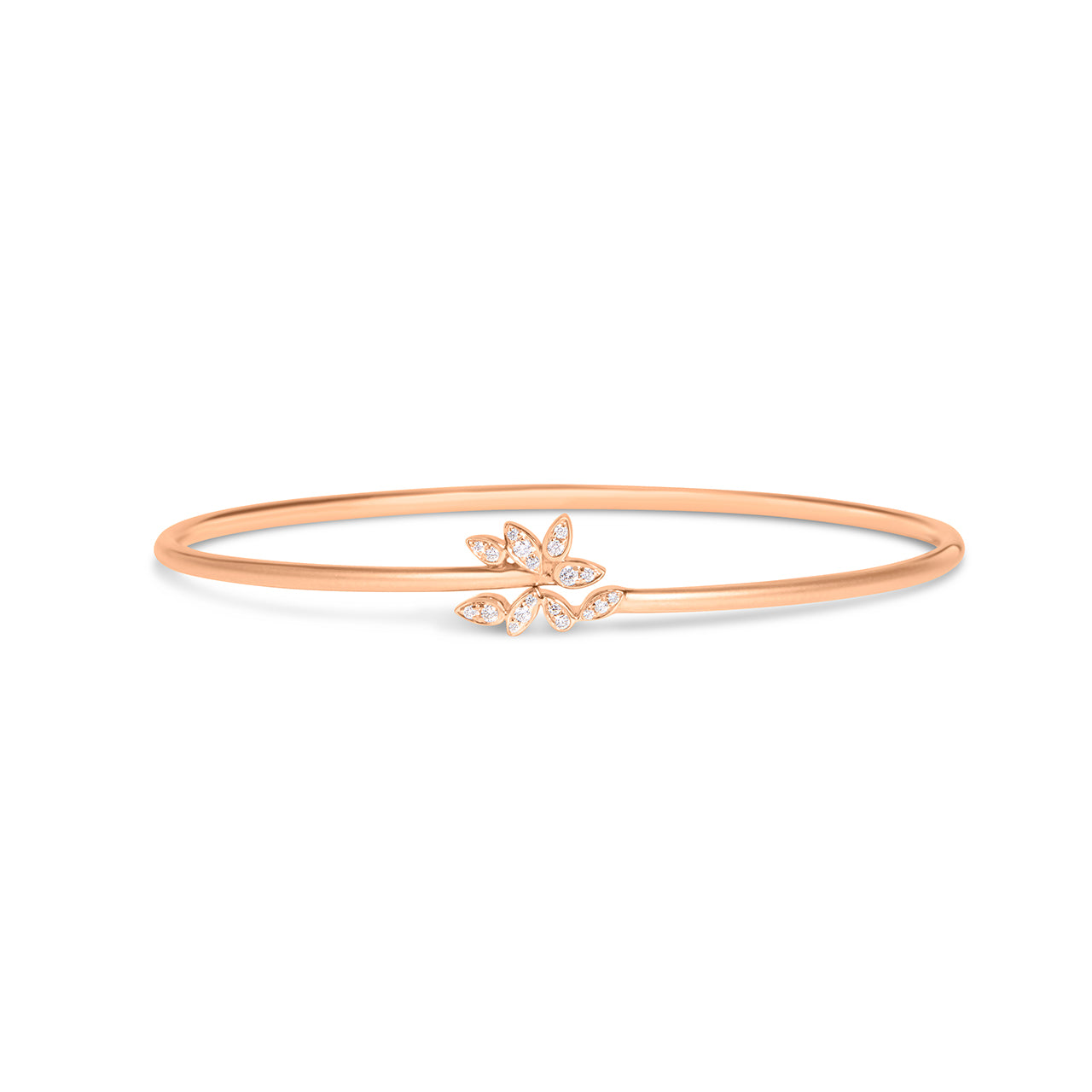 Diamond Marquise Cluster Flex Bangle