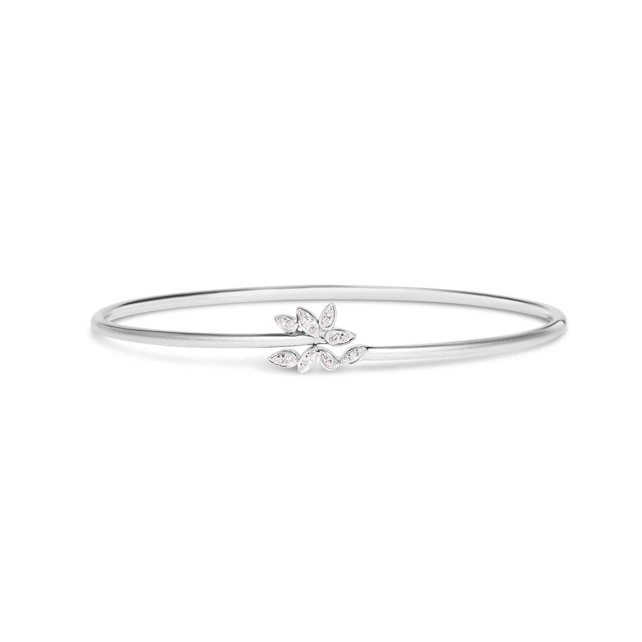 Diamond Marquise Cluster Flex Bangle