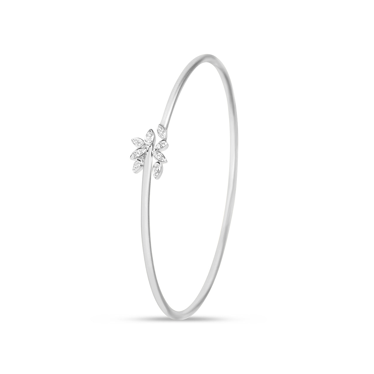 Diamond Marquise Cluster Flex Bangle