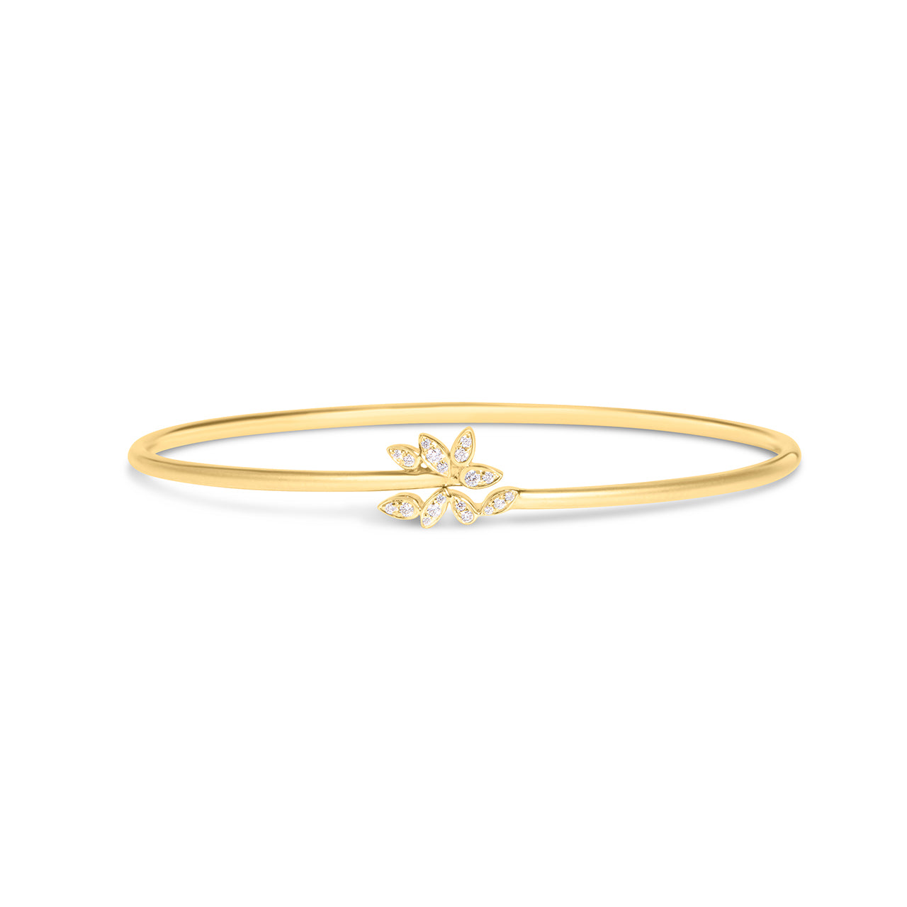 Diamond Marquise Cluster Flex Bangle
