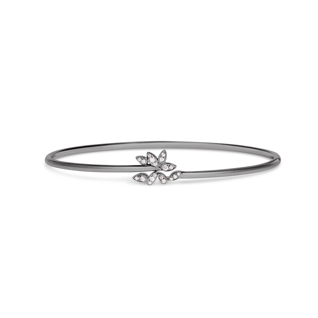 Diamond Marquise Cluster Flex Bangle