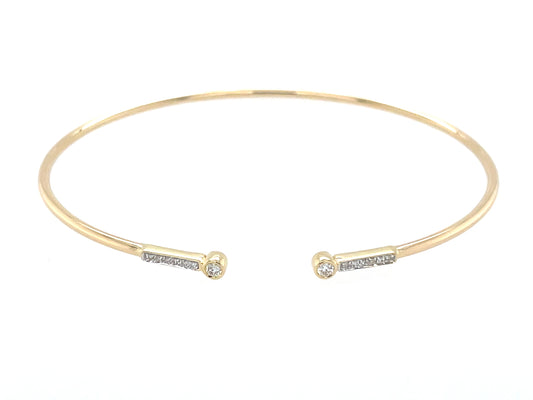 Diamond Dot Dash Flex Bangle