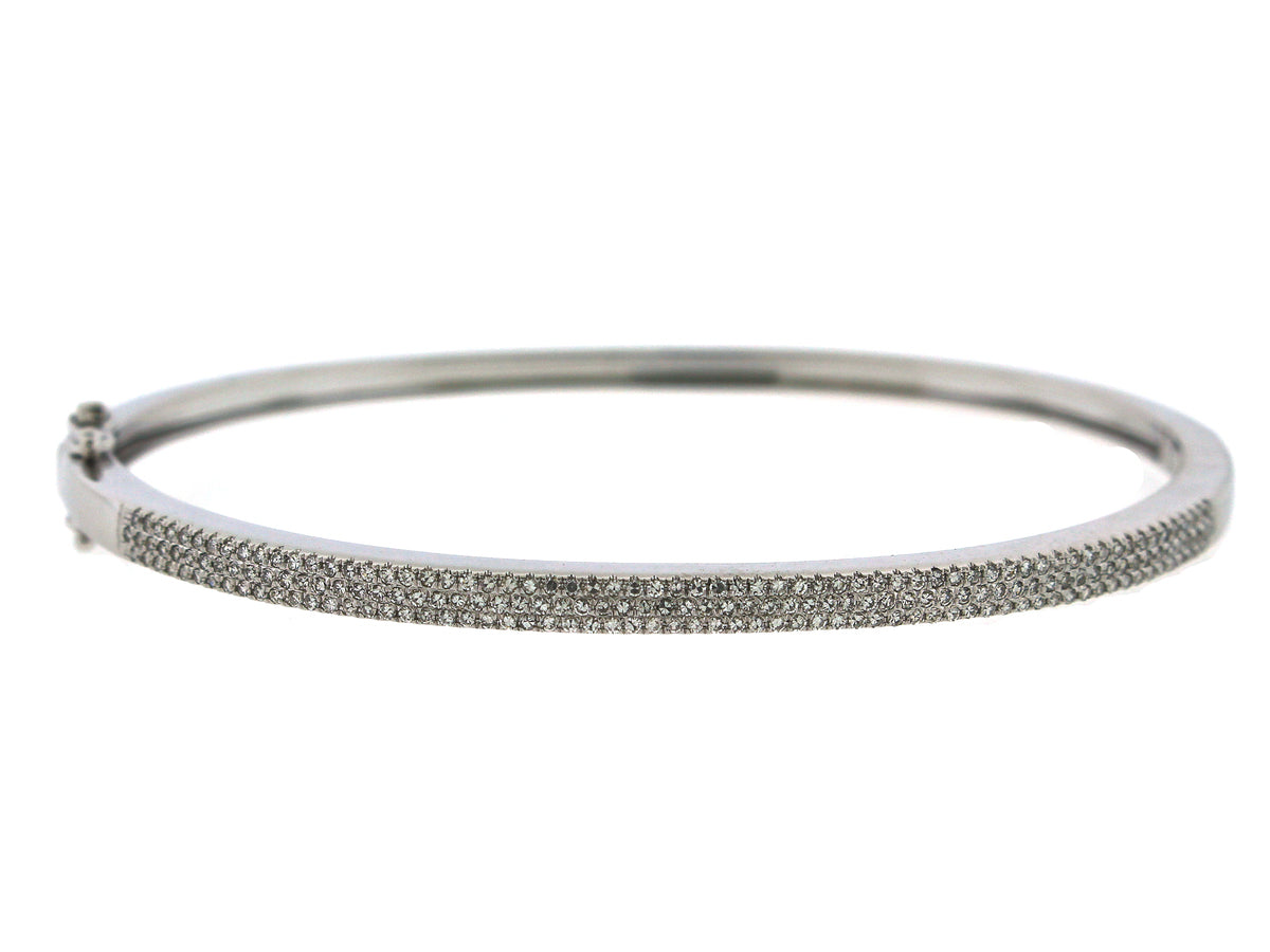 DIAMOND 3 ROW BANGLE