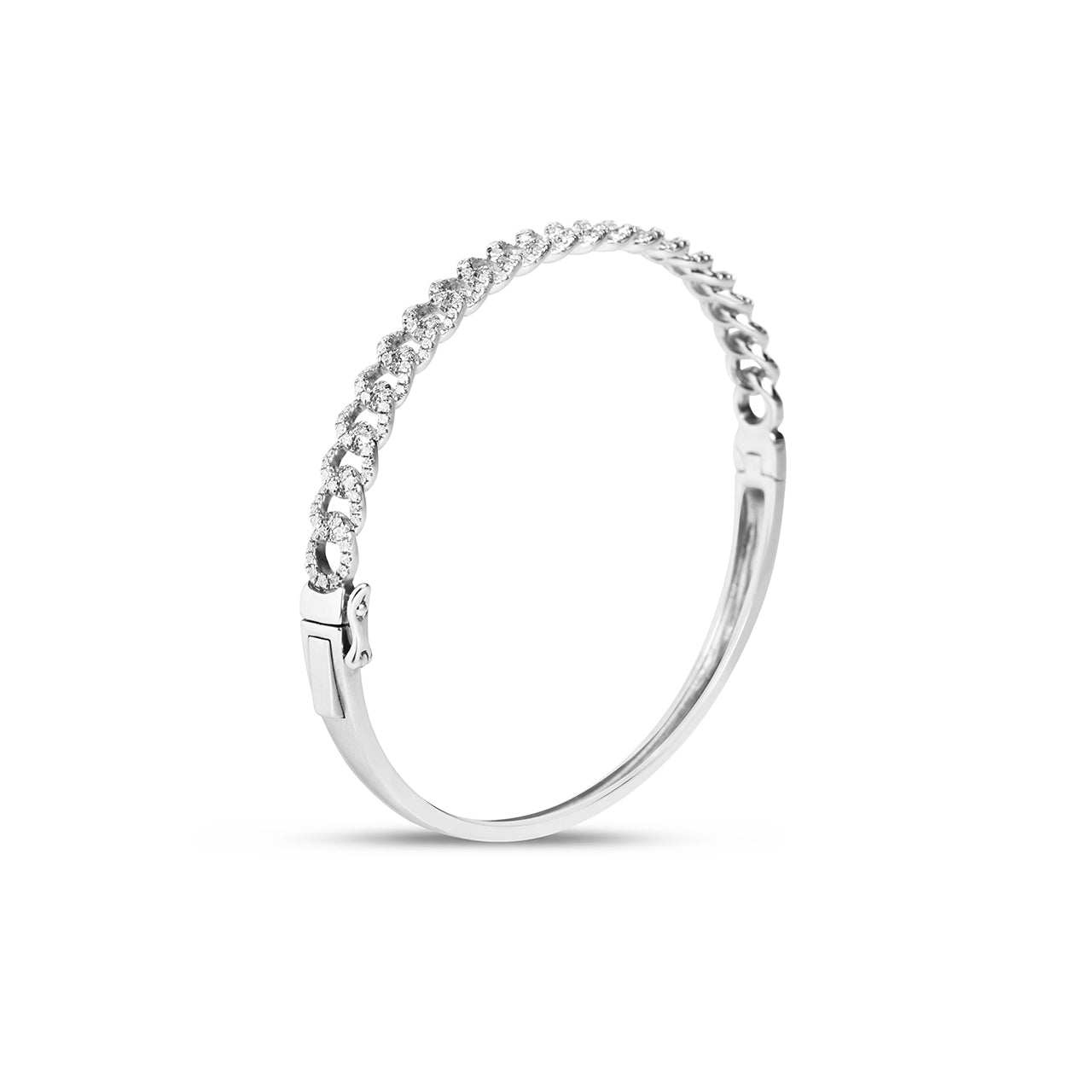 Diamond Link Bangle