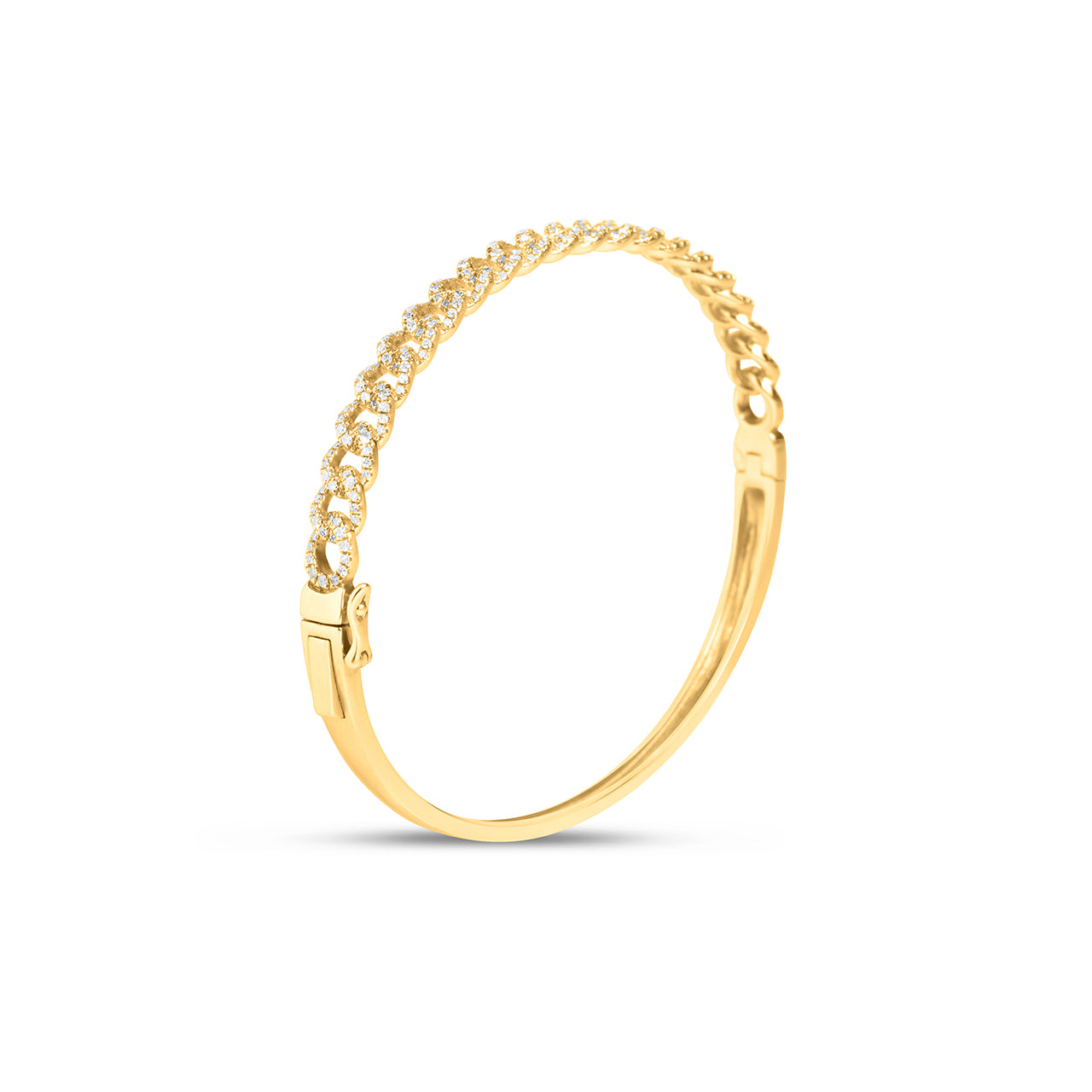 Diamond Link Bangle