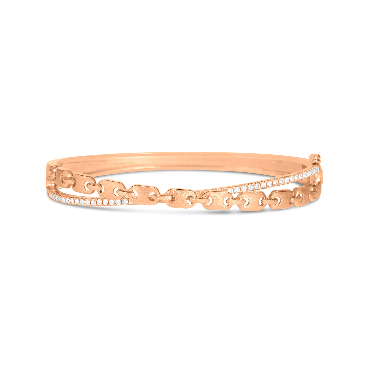 Diamond Link X Bangle