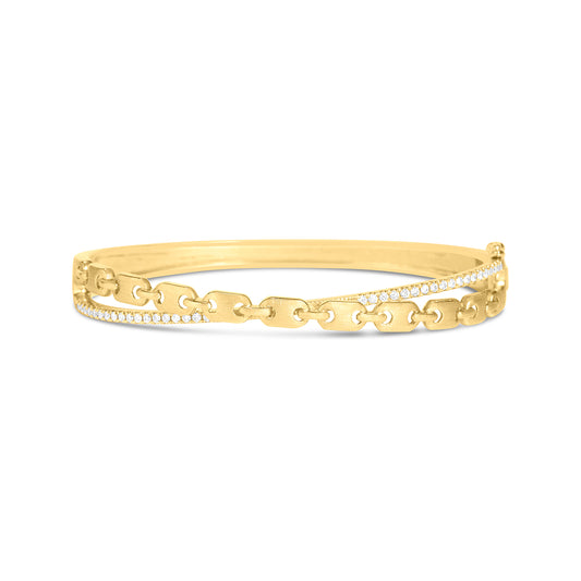 Diamond Link X Bangle