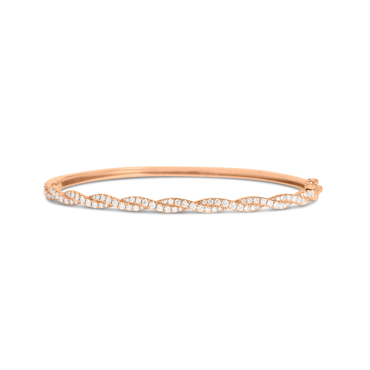Diamond Twist Bangle