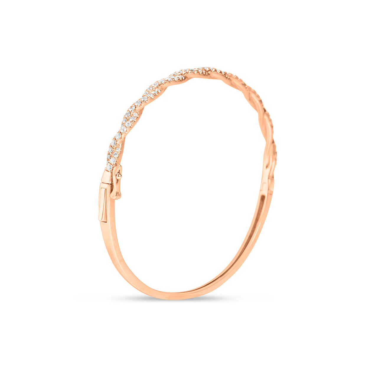 Diamond Twist Bangle