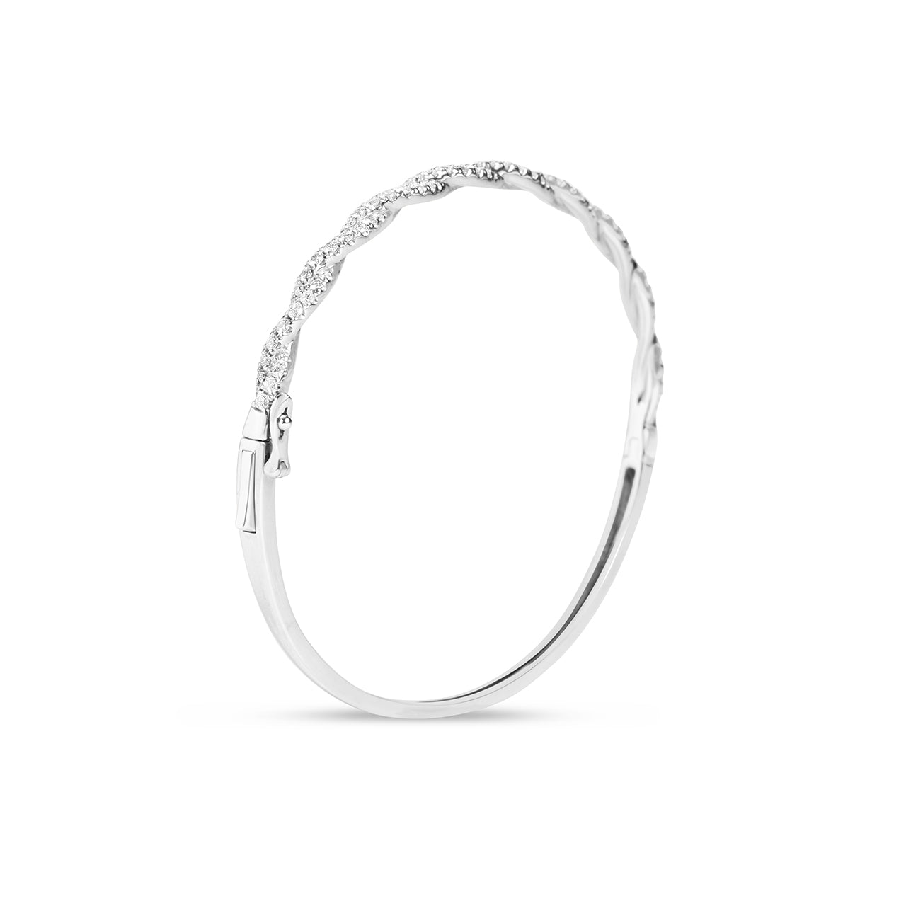 Diamond Twist Bangle