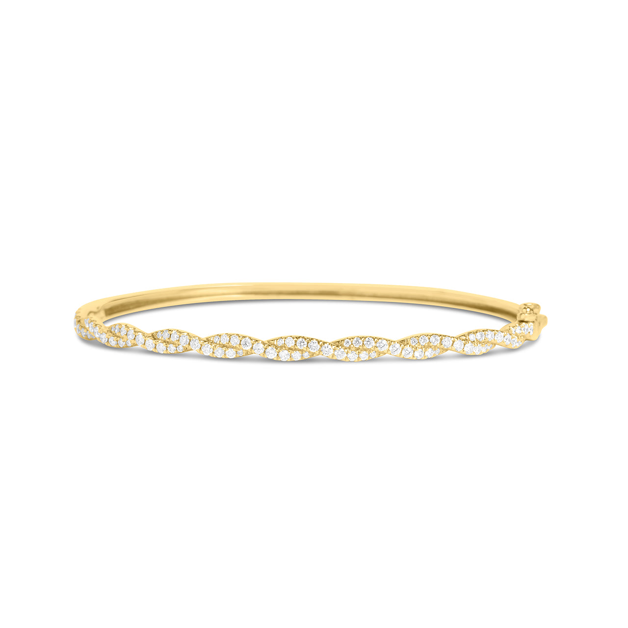 Diamond Twist Bangle