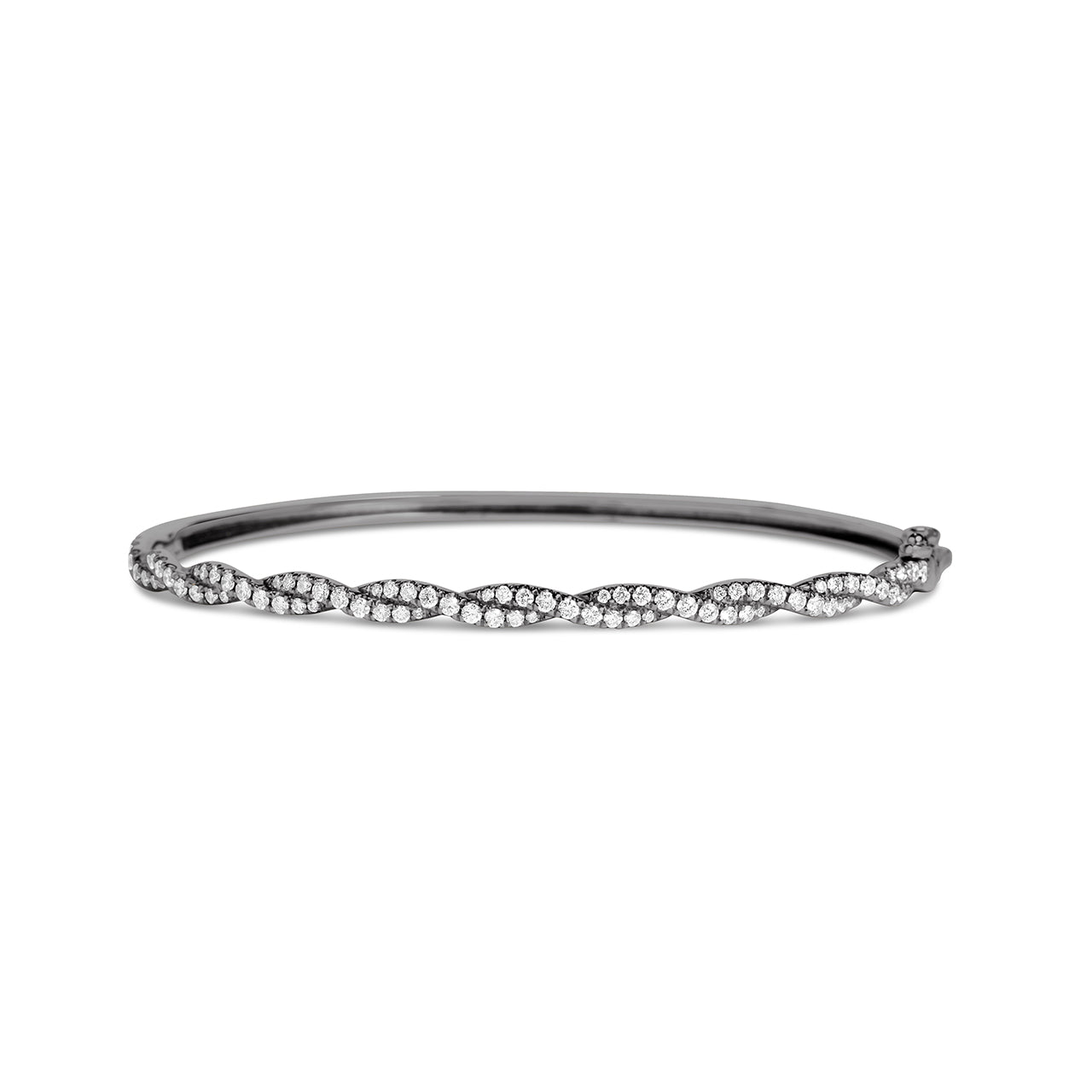 Diamond Twist Bangle