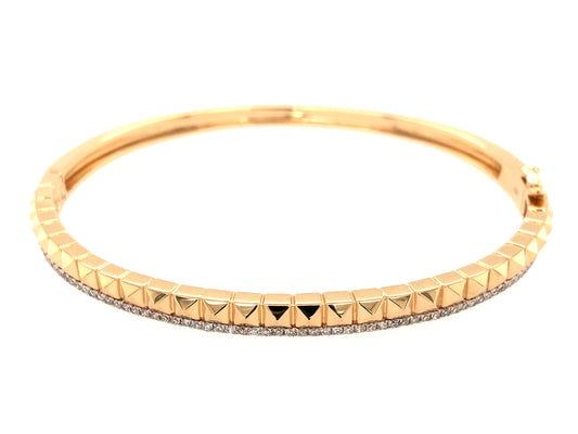 DIAMOND PYRAMID BANGLE